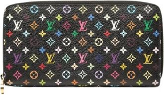 Louis Vuitton Pre-owned Zip Around Portemonnee - Dames - Vintage Accessoires - Zwart - ONE Size - Vintage