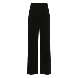 Max Mara Compact Cady Broek - Dames - Broeken - Zwart - Maat: XS Zijde