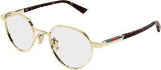Gucci Gg 1963O 002 Eyeglasses - Heren - Brillen - Geel - 49 MM - Accessoires