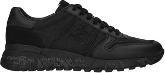 Premiata Lander 8659 Leer - Heren - Sneakers - Zwart - 44 EU - Leer - Schoenen