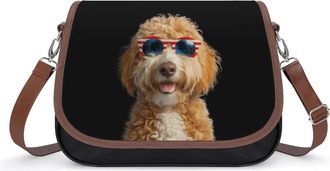 Generic Cute Goldendoodle Dog Fashion Womens Crossbody Bags Novelty Handbag Shoulder Bag Purse