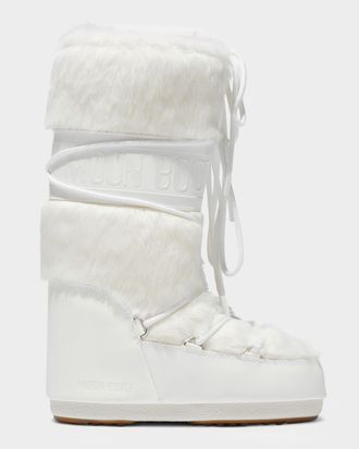 Moon Boot Icon Faux Fur Knee-High Snow Boots