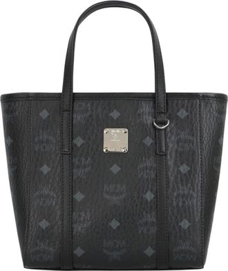 MCM Mcm, Tassen, Dames, Zwart, ONE Size, Visetos Tote Bag