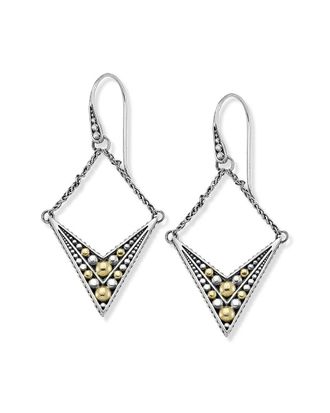 Samuel B. Silver & 18K Earrings