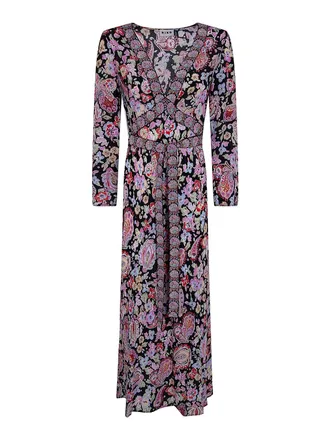 Rixo Tania Dress Cara Floral Black