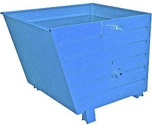 Bauer Volquete Apilable Capacidad 0,9 M&sup3; Azul Ral 5010