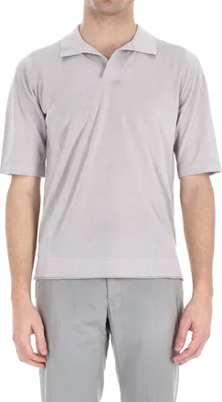 Ballantyne Fine Cotton Open Collar Polo