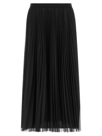 Fabiana Filippi Blue Polyester Midi Womens Skirt