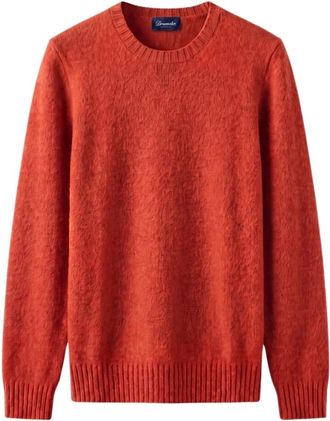Drumohr Maglione girocollo - - Knitwear - Uomo - Arancione - L