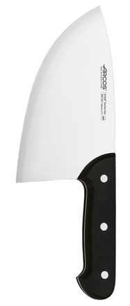 Arcos Chuletera Arcos Colour - Prof 2875000 De Acero Inoxidable Nitrum Y Mango Ergon&oacute;mico De Polipropileno De Color Negro Y Hoja De 18 Cm, Y 3 Mm De Espesor