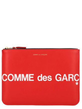 Comme Des Garçons Comme des Garçons Brieftasche riesiger Logo Brieftasche