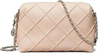 Tory Burch Fleming Small Crossbody - Dames - Schoudertassen - Roze - ONE Size - Leer - Tassen