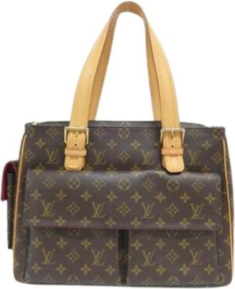 Louis Vuitton Pre-owned Handbags, female, Brown, Size: ONE SIZE Pre-owned Vintage Handbag