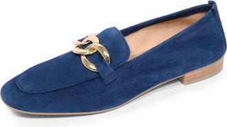 Unisa Buyo Loafer - Dames - Loafers - Blauw - 41 EU - Leer - Schoenen