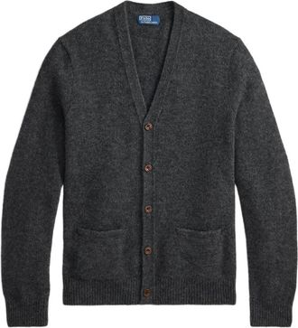 Polo Ralph Lauren Vest met opgestikte zak en V-hals - Grijs