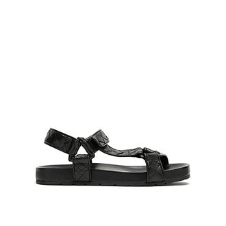 Bottega Veneta Stylish Sandals for Summer Days - female - Bottega Veneta - Flat Sandals - Black - 8 UK - Shoes