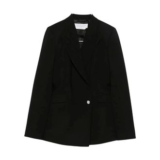 Gabriela Hearst Dames, Jassen, Zwart, Maat: XS Linnen
