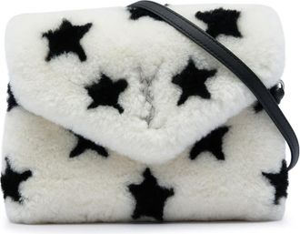 Saint Laurent Pre-owned Saint Laurent Star Printed Shearling Loulou Crossbody Ladies Y3VEXG2DNPA40TJU