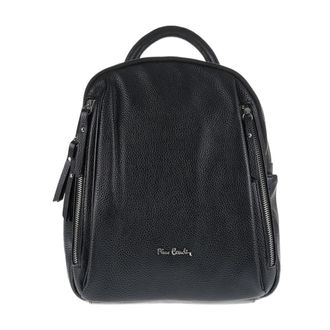 Pierre Cardin Backpacks - Dames - Rugzakken - Zwart - ONE Size - Leer - Tassen