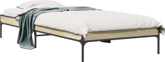 vidaXL Estructura De Cama Roble Sonoma 80 X 200 Cm Vidaxl