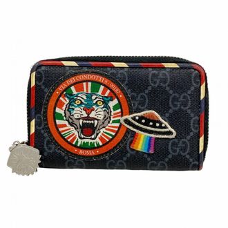 Gucci Black Pvc Coin Purse/Coin Case (Pre-Owned)