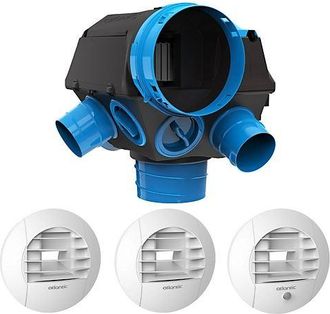 Atlantic Kit Vmc Sf Hygrocosy Hygror&eacute;glable 6 Sanitarios + 3 Respiraderos 412292
