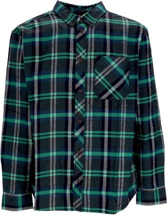 Element Casual Shirts - Heren - Casual Overhemden - Blauw - XL - Overhemden