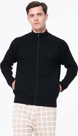 Sergio Tacchini Saggio Track Jacket in Black Beauty at Nordstrom, Size Xxx-Large