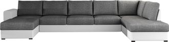 Mirjan24 Mobilier1 - Sof&aacute; Rinconero Comfivo 191, Soft 017 + Lux 06, Funci&oacute;n De Descanso, Almacenaje, 370x186x85cm, 0