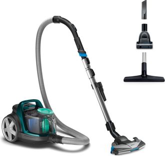 Philips Serie 5000 Aspirador Sin Bolsa - 900 W, Con Filtro Allergy Y Boquilla Triactive (fc9555/09)