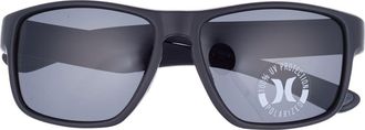 Hurley 58mm Polarized Square Sunglasses in Rubberized Black at Nordstrom Rack