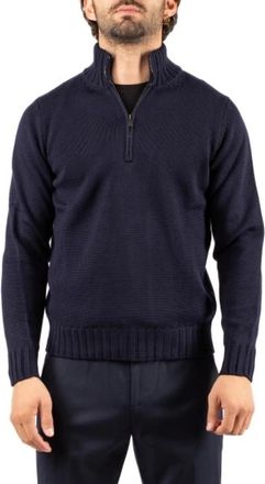 FILIPPO DE LAURENTIIS Coltrui - Heren - Coltruien - Blauw - 2XL - Wol - Truien & Vesten