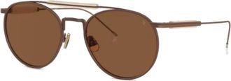 Brunello Cucinelli pilot-frame sunglasses - Brown