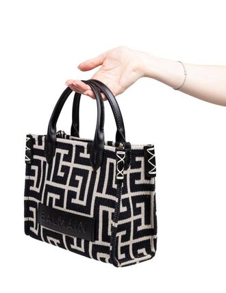 Balmain Jacquard Shopper Bag