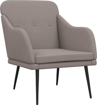 vidaXL Sill&oacute;n De Tela Gris Taupe 63x76x80 Cm Vidaxl