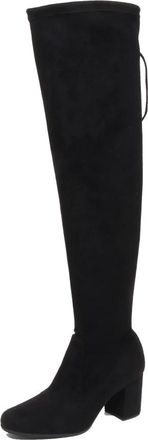 Unisa Stretch laars schoen Orega_St Black Stre - Dames - Over de knie laarzen - Zwart - 35 EU - Schoenen
