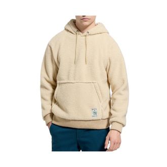 Dirk Bikkembergs Hoodies, male, Beige, Size: S Felpa