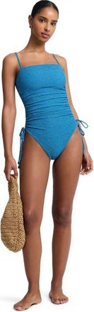 Onia Allegra Tricot One-Piece in Blue at Nordstrom, Size X-Small
