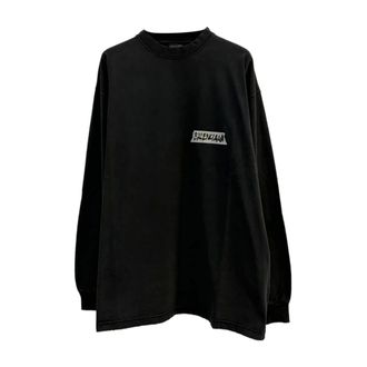 Balenciaga Hombre, Camisetas, Negro, Talla: M