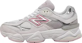 New Balance Womens 9060 Pink Metallic Grey