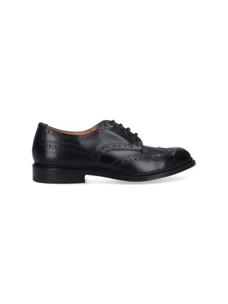 Trickers Black Bourton Leather Brogues