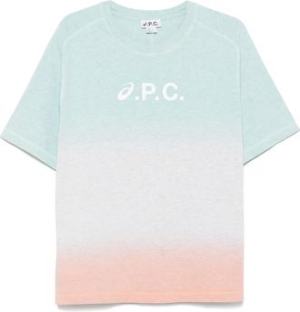 A.P.C. x Asics Wind T-shirt - men - Organic Cotton - S - Green