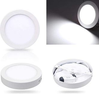 Trade Shop Trade Shop Traesio - Trade Shop - Plafoniera Led Tonda O Quadrata Por Superficial Pannel 25w Caldo Fred Natur - Ronda