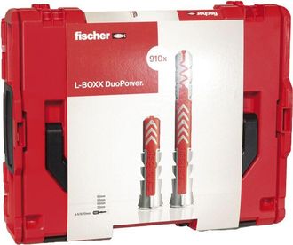Fischer Anclajes Fischer Duopower Sin Tornillo, Surtido 910 Anclajes En L-boxx