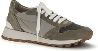 Brunello Cucinelli Womens Runner Sneakers New Kaky