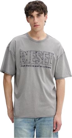 Diesel T-Rawboxt T-shirt - Heren - T-shirts - Grijs - M - Katoen - Tops