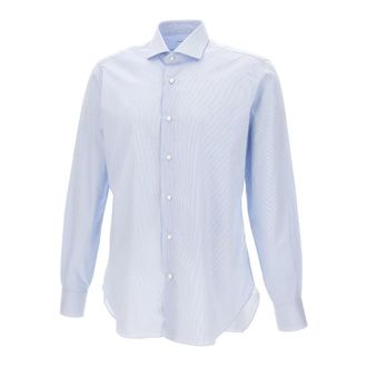 Barba Journey Collection Shirt - Heren - Casual Overhemden - Blauw - 3XL - Katoen - Overhemden
