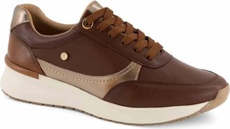Andrea Womens Oxford Sneaker In Dark Brown