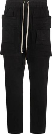 Rick Owens Straight Broeken - Heren - Straight fit broeken - Zwart - M - Broeken