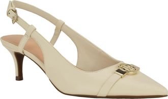 Tommy Hilfiger Talise Pointed Toe Slingback Pump in Ivory at Nordstrom Rack, Size 8.5